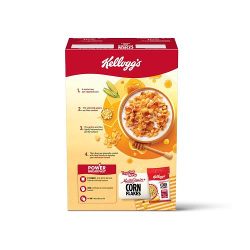 KELLOGGS CORN FLAKES REAL HONEY 300G