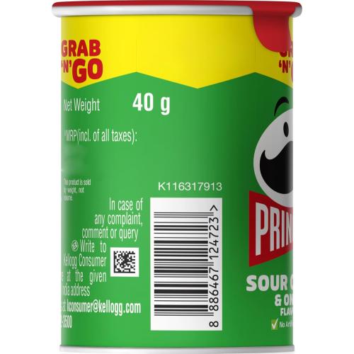 PRINGLES SOUR CREAM &amp; ONION 40G